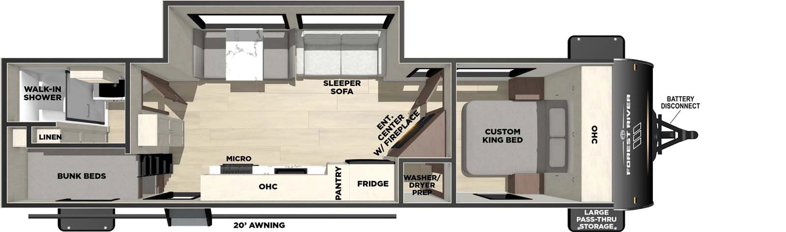 2600BH Floorplan Image